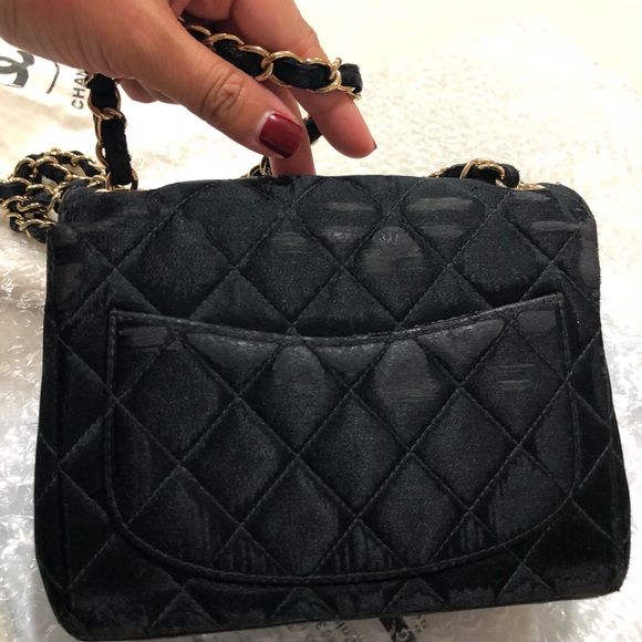 SOLD auth Chanel square mini matellase - Picture 7 of 8
